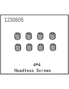 Headless Screw M4x4