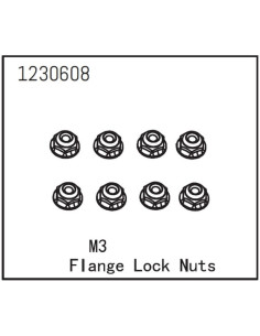 Flange Lock Nut M3