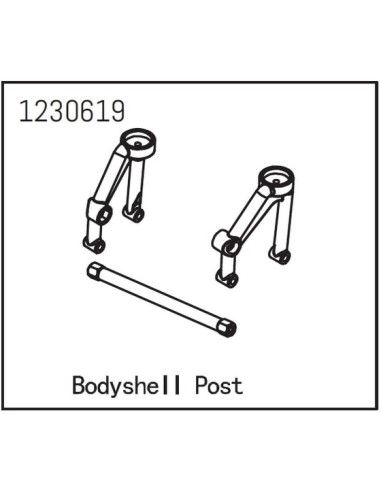 Body Shell Post front