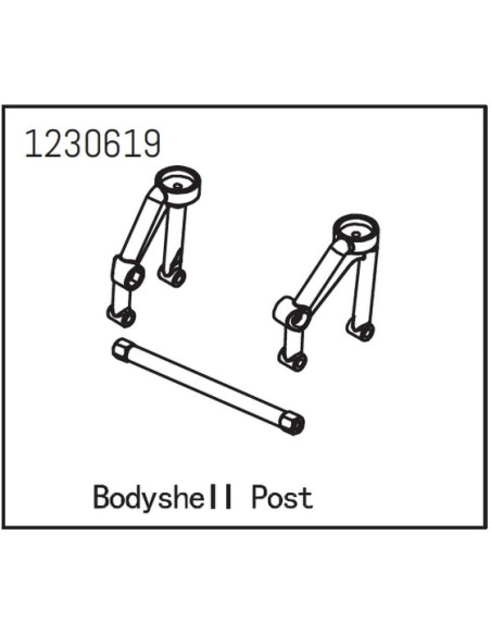 Body Shell Post front