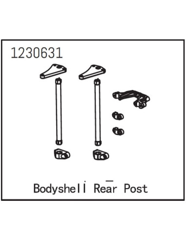 Body Shell Post rear