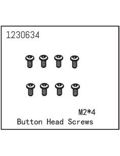 Button Head Screw M2x4