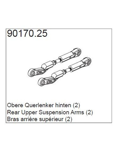 90170.25 Rear Upper Suspension Arms (2)