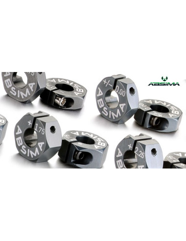 Alu 7075 T6 wheel hubs offset +0.75mm 1:10