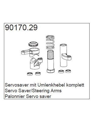 90170.29 Servo Saver/Steering Arms