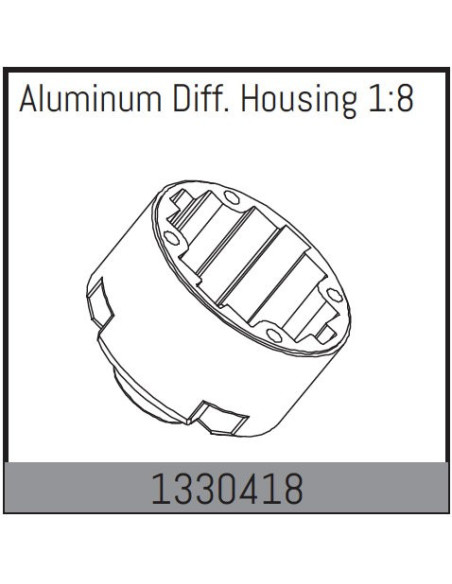 Aluminum Diff. Housing 1:8