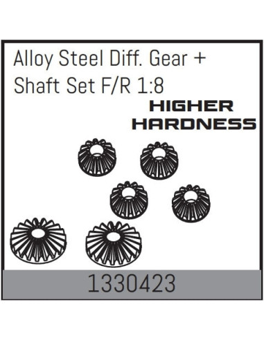 Alloy Steel Diff. Gear Set F/R 1:8