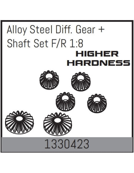 Alloy Steel Diff. Gear Set F/R 1:8