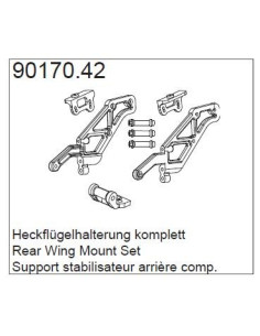 90170.42 Rear wing mount set