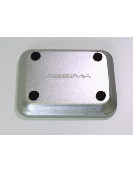 Aluminum bowl with magnet plate Silver