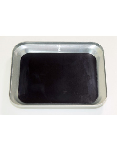 Aluminum bowl with magnet plate Silver