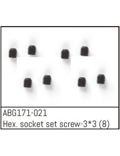 Hex. Socket Set Screw M3x3