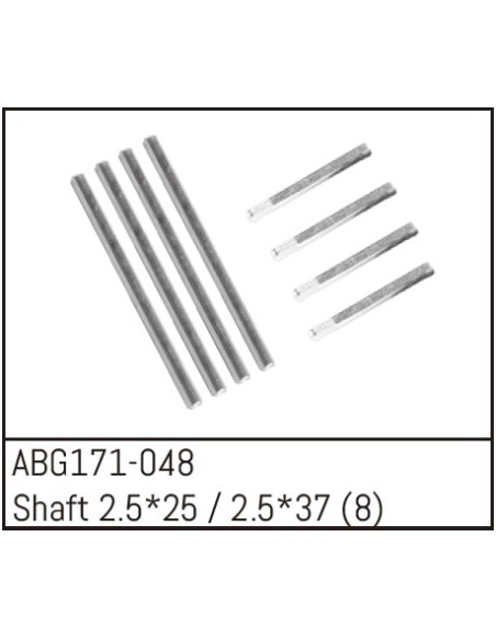 Shaft Set - 2.5x25