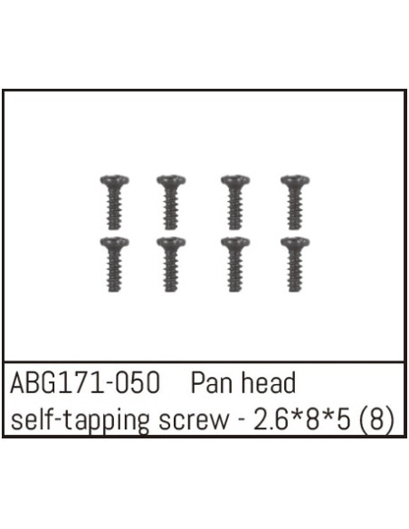 Pan Head Self-tapping Screw M2.6x8x5