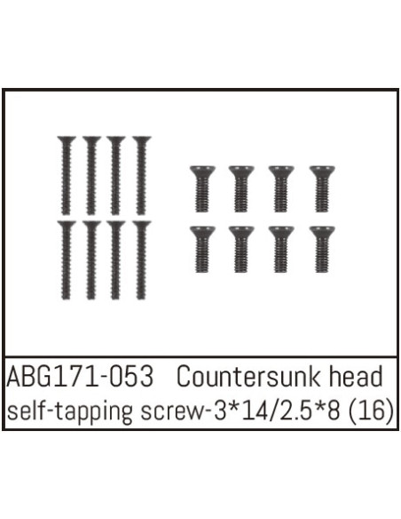 Countersunk Screw M3x14