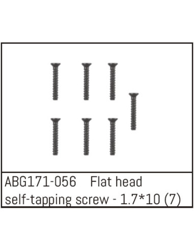 Countersunk Screw M1.7x10