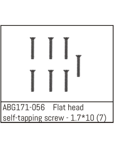Countersunk Screw M1.7x10
