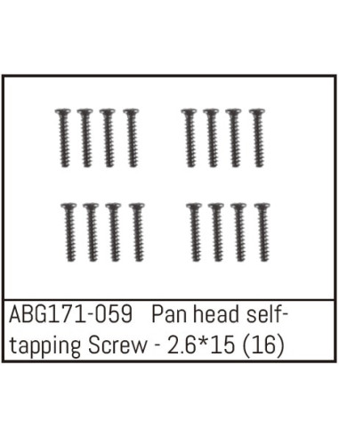 Pan Head Screw M2.6x15