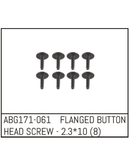 Flanged Button Head Screw M2.3x10