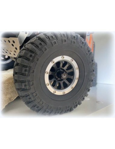 1:10 Alu. Hub Nut M4 black (4)