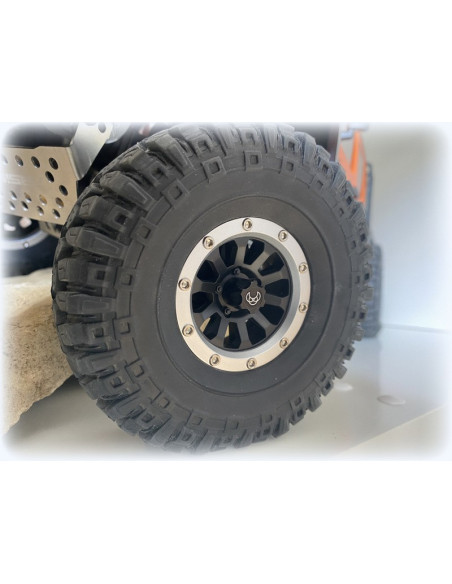 1:10 Alu. Hub Nut M4 black (4)