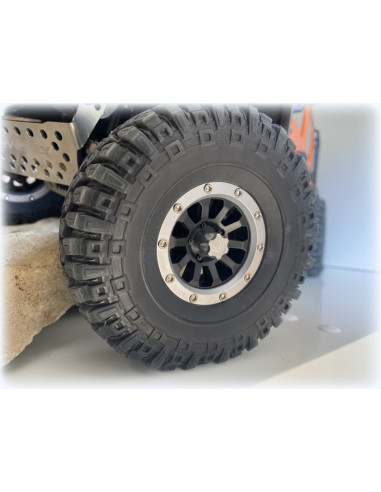 1:10 Alu. Hub Nut M4 silver (4)