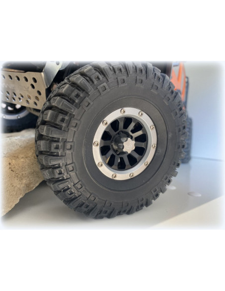 1:10 Alu. Hub Nut M4 silver (4)