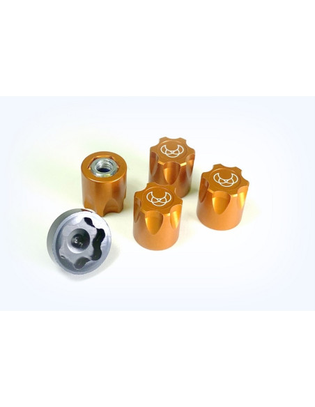 1:10 Alu. Hub Nut M4 gold (4)