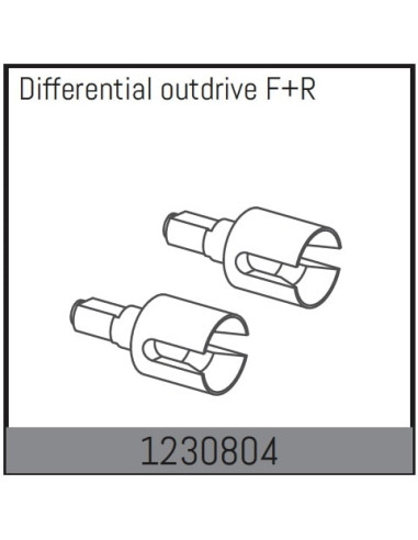 Differential Outdrives front/rear