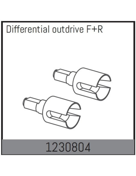 Differential Outdrives front/rear