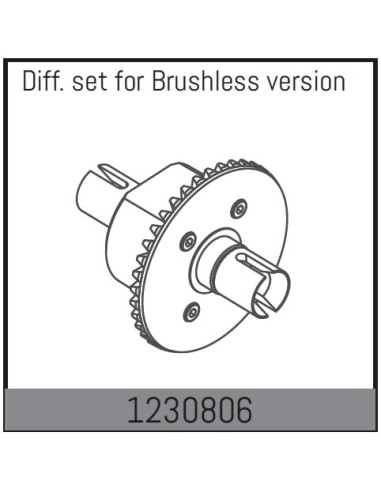 Differential front/rear BL-version
