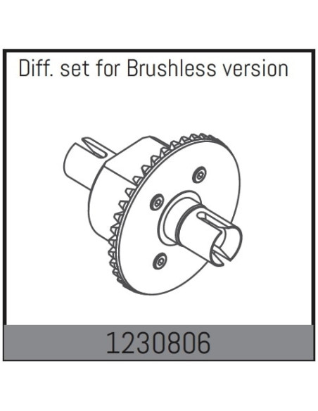 Differential front/rear BL-version