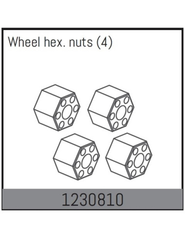 Wheel Hex Hubs 12mm