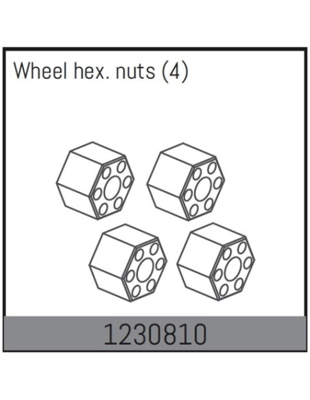 Wheel Hex Hubs 12mm