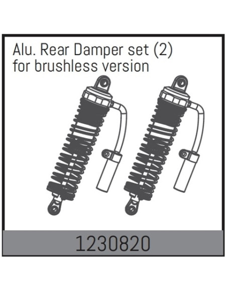 Aluminum Rear Shock Set