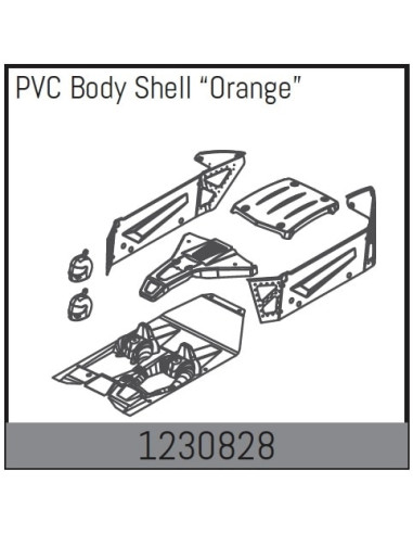 Body Shell Set - Orange