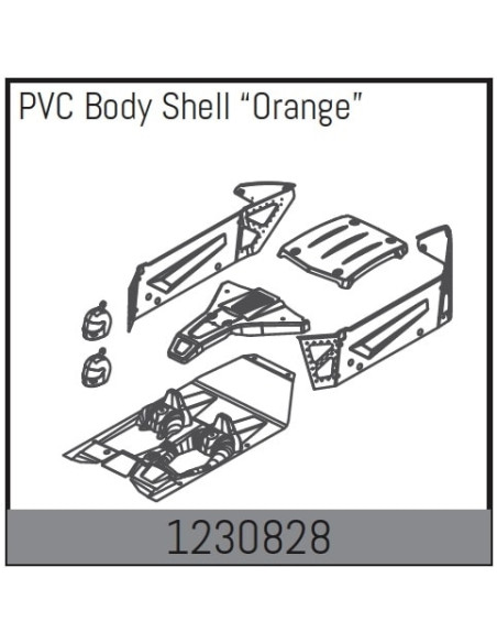 Body Shell Set - Orange