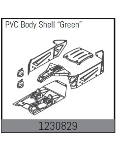 Body Shell Set - Green