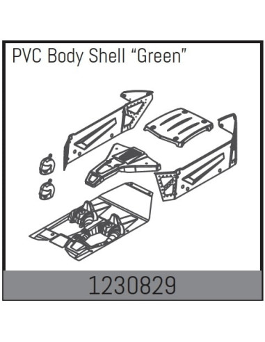 Body Shell Set - Green