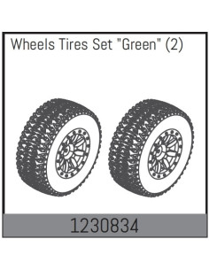 Wheel Set 110x45mm - Green