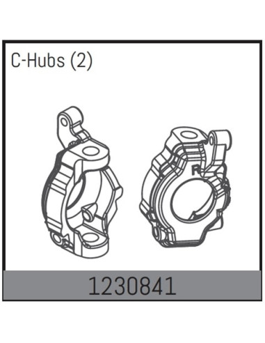 C-Hubs Set L/R with Inserts