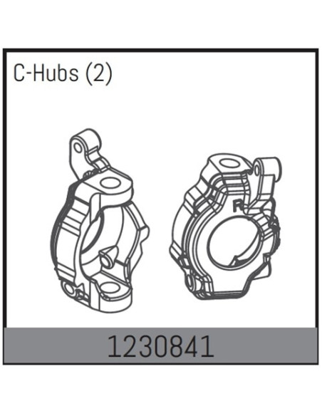 C-Hubs Set L/R with Inserts