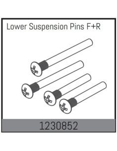 Lower Suspension Pin Set f/r