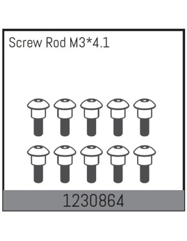 Screw Rods M3x4.1