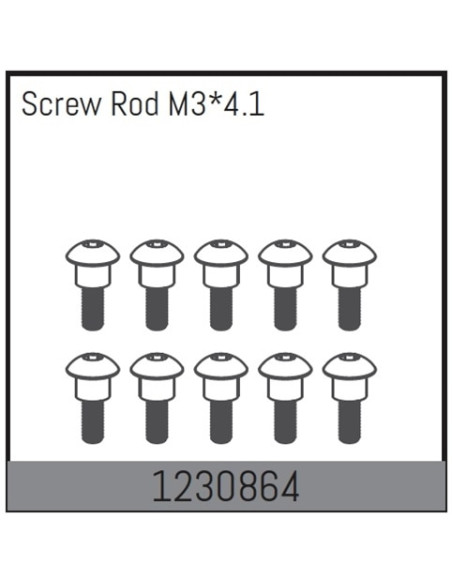 Screw Rods M3x4.1