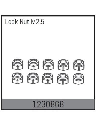 Lock Nut M2.5