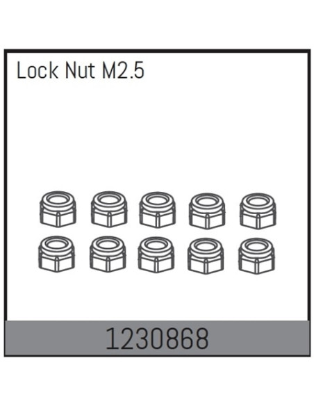 Lock Nut M2.5