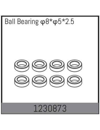 Ball Bearing 8x5x2.5