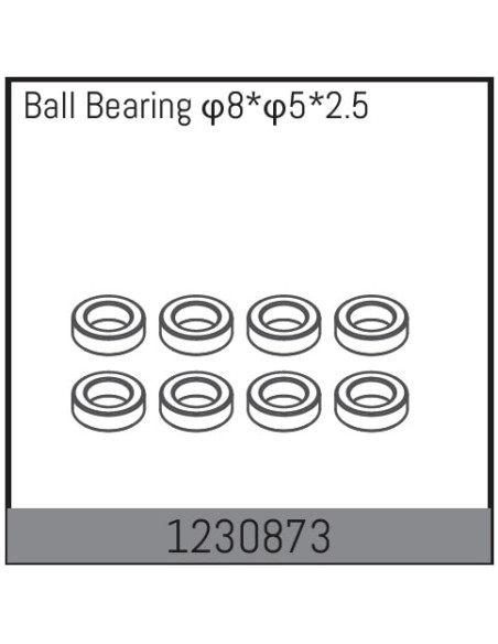 Ball Bearing 8x5x2.5