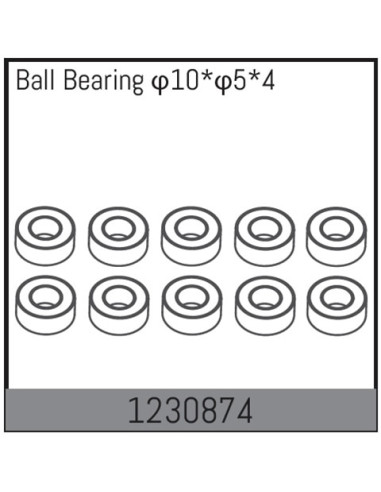 Ball Bearing 10x5x4